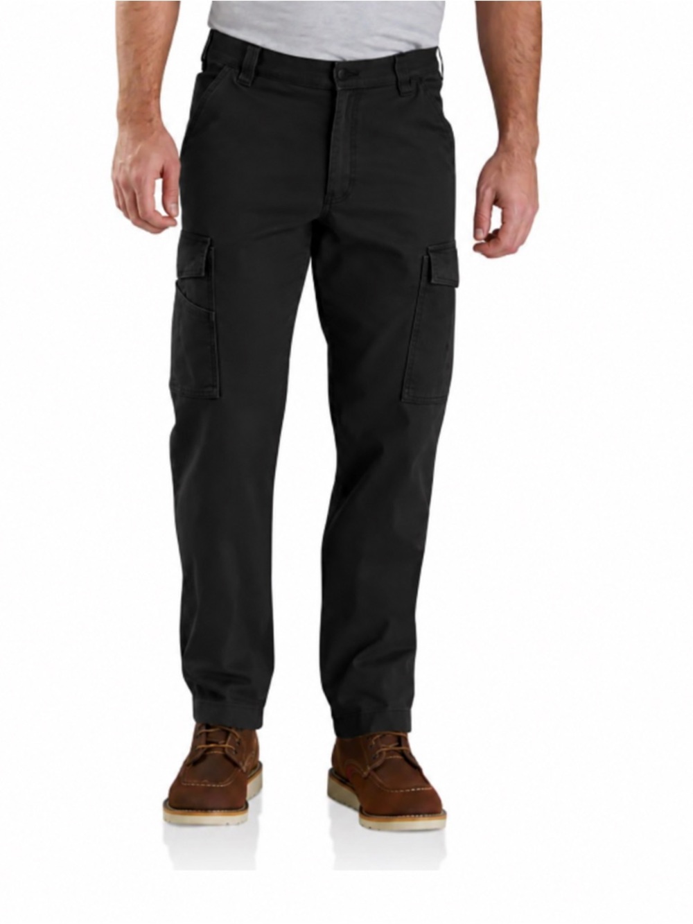 Carhartt Rigby Relaxed Straight Leg Cqrgo Pants Black Mens size 30x32 work wear